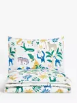 Комплект из пододеяльников и наволочки John Lewis ANYDAY Easy Care Jungle Boogie Reversible - фото