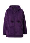 Худи Ulla Popken ZIP FRONT STRETCH , Aubergine/Purple - фото 7