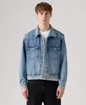 Мужская куртка-кроп в расслабленном крое Levi'S, синий - фото