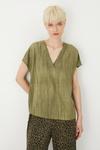 Блузка с добавлением льна Medicine, зеленый - фото
