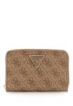 Кошелек LAUREL MEDIUM ZIP AROUND Guess, бежевый - фото