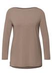 STREET ONE Лонгслив в цвете Mocha - фото