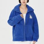 Флисовая куртка унисекс синего цвета Mlb, синий - фото 3