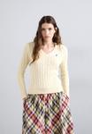 Джемпер Polo Ralph Lauren KIMBERLY LONG SLEEVE PULLOVER, Cream/Off-White - фото