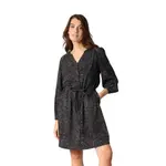 Платье Deeluxe Lily long sleeve short, черный - фото