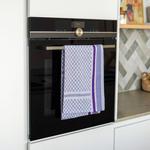 Чайные полотенца набор  Zollner, синий - фото 3