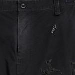 Потертые оверсайз карго-брюки Balenciaga, черный - фото 7