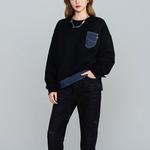 Свитшот женский Lee, черный - фото 6