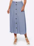 Юбка А-силуэта Classic Basics, синий - фото