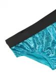 Бикини с эффектом металлик Andorine, зеленый - фото 2