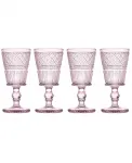 Бокалы Claro - 9 унций, набор из 4 шт. Godinger, pink - фото