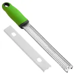 Терка для цедры с ручкой - прочная терка для сыра и овощей Zulay Kitchen, желтый - фото