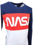 Лонгслив 'NASA' в темно-синем цвете - фото 3