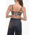 Топ-труба с узором «тартан» Burberry, Brown - фото 2