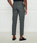 Брюки мужские Boss Orange в клетку укороченные, черный - фото 3