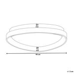 Потолочный светильник Beliani, 42x40x13 см, черный - фото 3