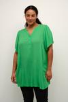 Туника KAFFE CURVE Ami, зеленый - фото 2
