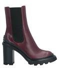 Ботильоны Tod'S, бордовый - фото