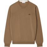 Свитер с логотипом LACOSTE, коричневый - фото