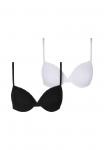 Бюстгальтер на косточках BASIC 2-PACK - Triangle bra Urban Classics, черный - фото 2