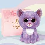 Ty Плюшевая игрушка Cassidy Lavender Cat - фото 10