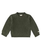 Свитер Гари в рубчик Donsje, Forest Green Melange - фото