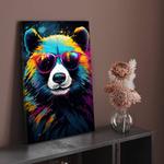 Картина на холсте Hustling Sharks Red Panda Cool, синий - фото 2