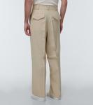 Плиссированные брюки Jil Sander, Canvas Beige - фото 4