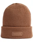 Шапка бини с вышитым логотипом PATOU, коричневый - фото