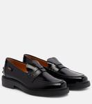 Кожаные пенни-лоферы Tod's, черный - фото