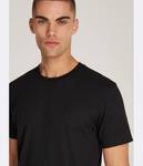 Футболка мужская Calvin Klein Jeans в рубчик, черный - фото 3