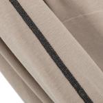 Brunello Cucinelli Отделанный худи с молнией, Beige - фото 3