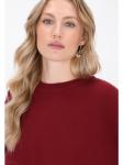 Женский свитер бордового цвета DreiMaster - фото 3