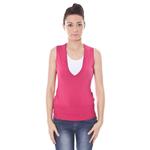 Розовый хлопковый жилет Datch - фото