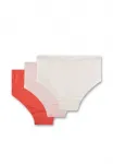 Трусы dreierpack Sanetta, Weiß,Rot,Rosa - фото 2