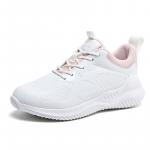 Низкие кроссовки для бега женские бело-розовые Binary - фото 2