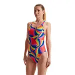 Купальник Speedo Allover Digital Leaderback, мультиколор - фото
