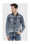 Джинсовая куртка джинсовая куртка Cipo & Baxx, синий - фото
