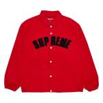 Куртка Supreme Arc Denim Coaches Jacket, Red - фото