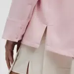 Lululemon Легкая плетеная оверсайз рубашка Women's White - фото 11