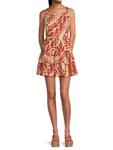 Мини-платье Trisha из хлопка с ярусами Walter Baker, цвет Red Multicolor - фото
