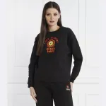 Толстовка обычного кроя с графическим рисунком Kenzo, черный - фото 2