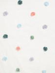 Штора Pom Pom с прорезями John Lewis, White/Multi - фото 2