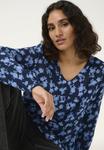 Блуза Kaffe AMBER PRINTED, Midnight Mebbflow Flower/Blue - фото 4