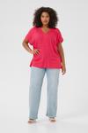 Блуза KAFFE CURVE KCMille, темно-розовый - фото 3