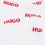 Набор из 6 носков с логотипом в рубчик Hugo, белый - фото 4