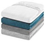 Натяжная простынь florence jersey Novel, голубой - фото