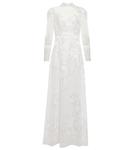 Вышитое платье Costarellos, белый - фото