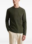 Marc O'Polo лонгслив с карманом, зеленый - фото 2