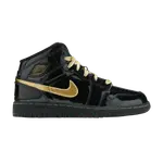 Кроссовки Air Jordan Air Jordan 1 Phat GS 'Black Metallic Gold', черный - фото